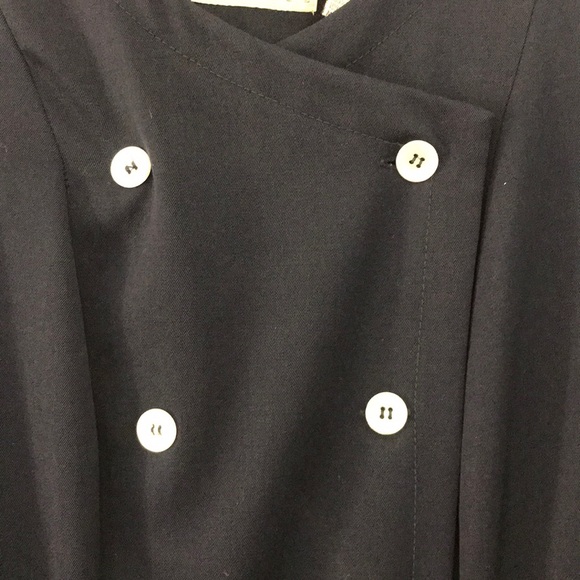 Vintage Liz Claiborne Navy Blue Blazer Coat dress. Size 8, fit like a size 6. - Picture 3 of 7